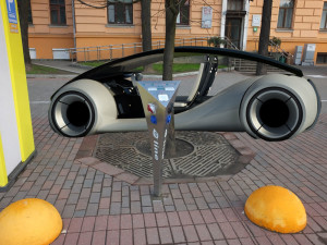 Электрозаправка на Парке Челюскенцев